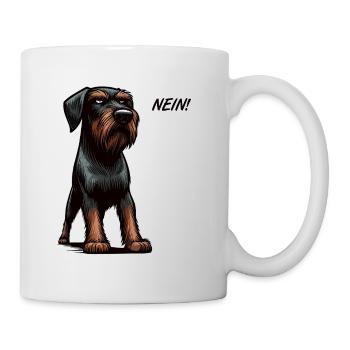 Nein Deutsch Drahthaar Deutsch-Drahthaar Besitzer - Tasse - Weiß - Rechts