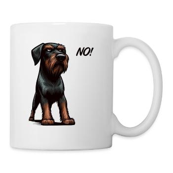 No Deutsch Drahthaar Deutsch-Drahthaar Besitzer - Tasse - Weiß - Rechts