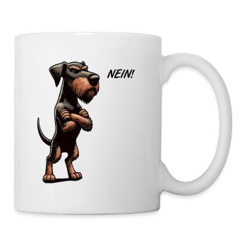Nein Deutsch Drahthaar Deutsch-Drahthaar Besitzer - Tasse - Weiß - Rechts