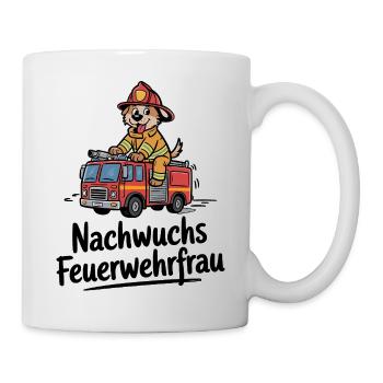 Soon you'll be a firefighter! - Mug - white - Right