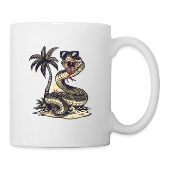 Serpent Cobra Island Palm - Mug blanc - blanc - Droite