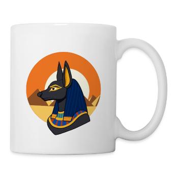 Anubis, Egyptian god - Mug - white - Right