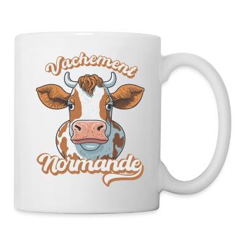 Vachement Normande Regional Pride Farmer - Mug - white - Right