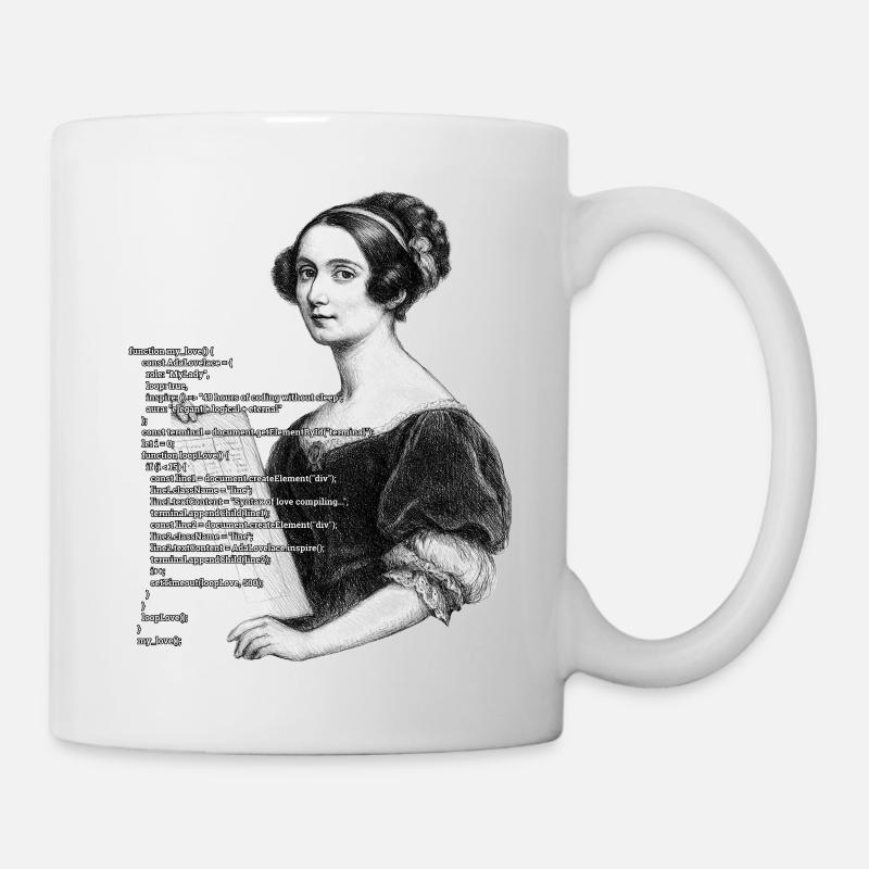 Ada Lovelace Ästhetische Malerei - Tasse - Weiß