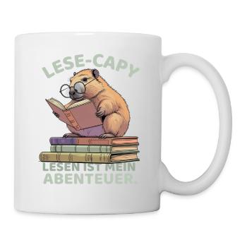 Reading - Capybara: The Bookworm - Mug - white - Right