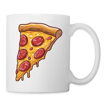Pepperoni Pizza Slice Food Lover - Mug - white - Right