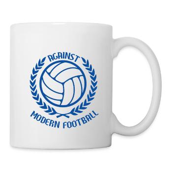 Gegen den modernen Fußball - Tasse - Weiß - Rechts
