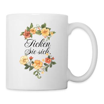 I hate people funny saying - Mug - white - Right