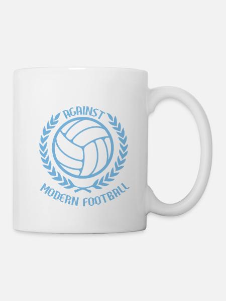 Gegen den modernen Fußball - Tasse - Weiß