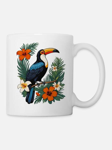 Tukan - Tasse - Weiß