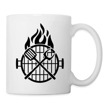 grill_grillzange - Tasse - Weiß - Rechts