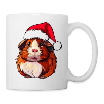 Santa Claus Guinea Pig - Mug - white - Right