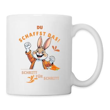 Motivational canniquets with carrots - Mug - white - Right