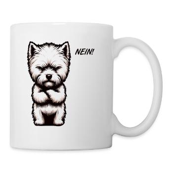 Nein West highland terrier Westie West highland - Tasse - Weiß - Rechts