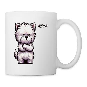 Nein West highland terrier Westie West highland - Tasse - Weiß - Rechts