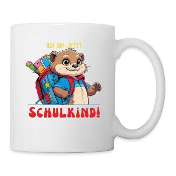 Abenteuerlicher Schulotter zum Schulstart - Tasse - Weiß - Rechts