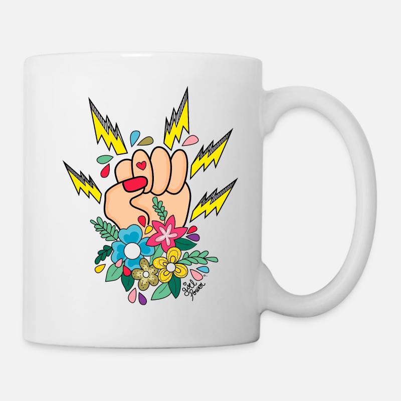 Frauenpower - Tasse - Weiß