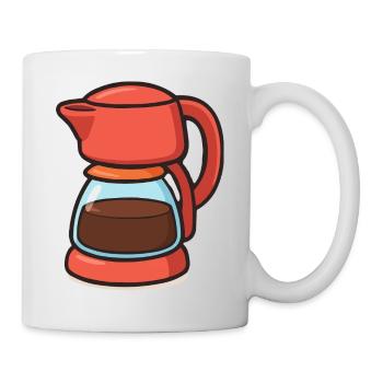 coffee pot - Mug - white - Right