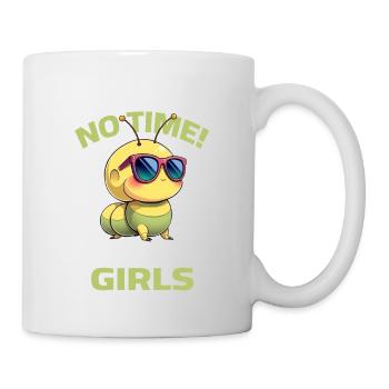 Je n'ai pas le temps d'aller dans le jardin de mes filles Caterpillar - Mug blanc - blanc - Droite
