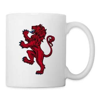 Schottischer Löwe zügellos - Tasse - Weiß - Rechts