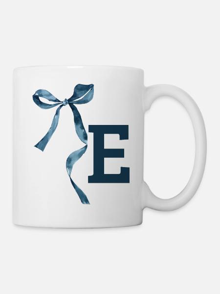 Monogramm und Geschenkidee - Tasse - Weiß