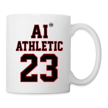 Sporty Athletic Number 23 Lettering - Mug - white - Right