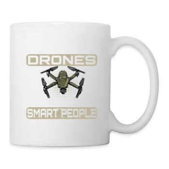 I'ts ok if you don't like drones - Tasse - Weiß - Rechts