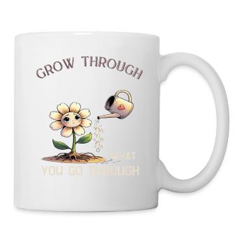 Emotionally strong – Grow &amp; heal - Mug - white - Right