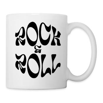 Rock'n'Roll-Musik-Logo-Design - Tasse - Weiß - Rechts