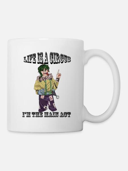 Clown Shirt life is a circus - Mug - white
