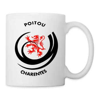 Emblème Poitou Charentes - Mug blanc - blanc - Droite