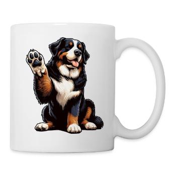 Bernese Mountain Dog, Mountain Dogs, Mountain Owners - Mug - white - Right