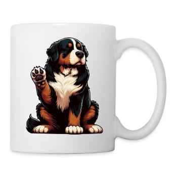 Berner Sennenhund Sennenhunde Sennen Besitzer - Tasse - Weiß - Rechts