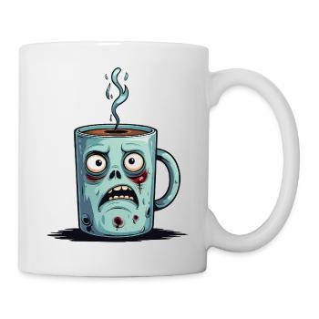 Zombie-Kaffeetasse - Tasse - Weiß - Rechts