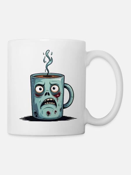 Zombie-Kaffeetasse - Tasse - Weiß