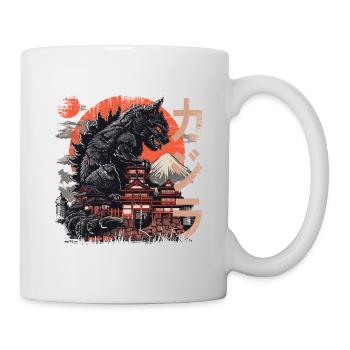 Catzilla Kaiju Cat Japon - Mug blanc - blanc - Droite