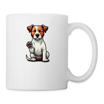 Parler à la Patte Jack Russel terrier Jack russel - Mug blanc - blanc - Droite
