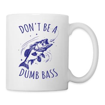 Funny fishing saying fish - Mug - white - Right