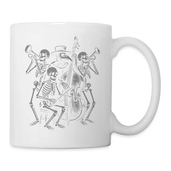 Spooky Skeleton Jazz Ensemble - Mug - white - Right