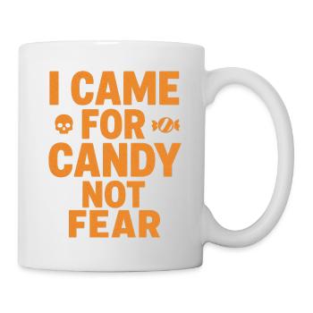 I come for the candy, not the fear - Mug - white - Right