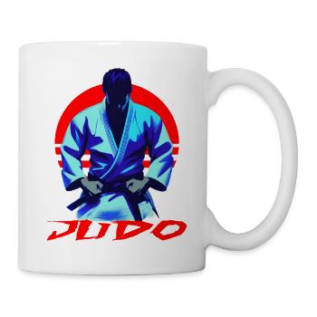 Kampfsport Judo Eleganz - Tasse - Weiß - Rechts