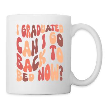 Graduation saying university graduate - Mug - white - Right