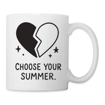 Choose Your Summer – Broken Heart - Tasse - Weiß - Rechts