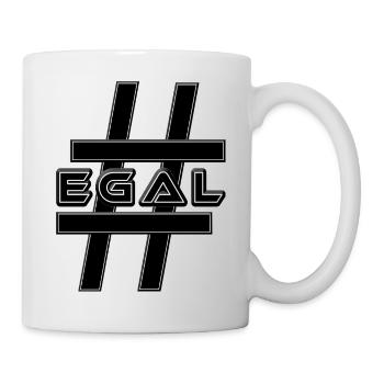 Hashtag EGAL Job Lovesickness Indifferent - Mug - white - Right