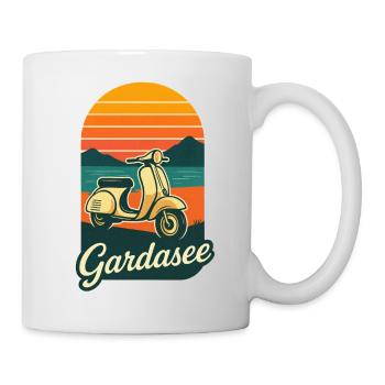Lake garda - Mug - white - Right
