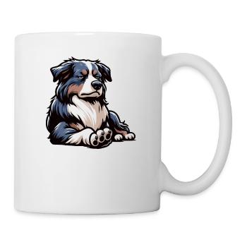 Talk To The Paw Australian Shepherd Aussie Aussies - Mug - white - Right