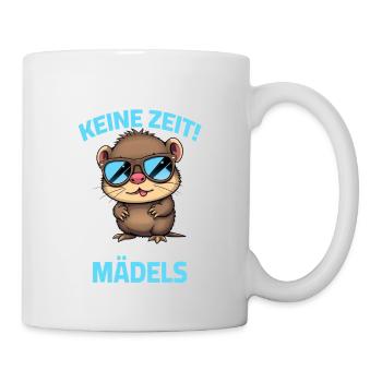 Pas le temps, je dois aller chez mes filles - Loutre - Mug blanc - blanc - Droite