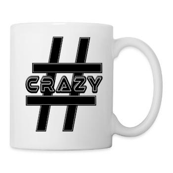 Hashtag GRAZY weird crazy - Mug - white - Right