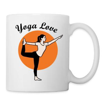 Yoga - Mug blanc - blanc - Droite