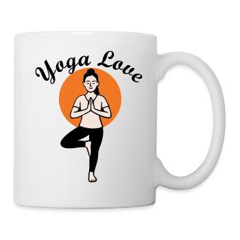 Yoga - Mug blanc - blanc - Droite